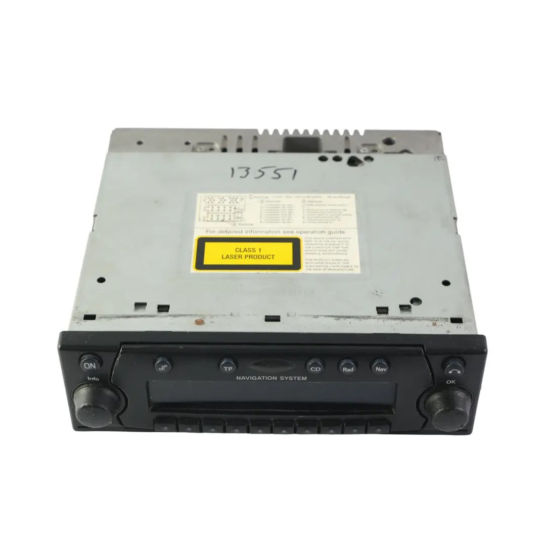 Land Rover Freelander L314 Sat Nav Head Unit Navigation System - SKU XQD000230PMA - Part number XQD000230PMA