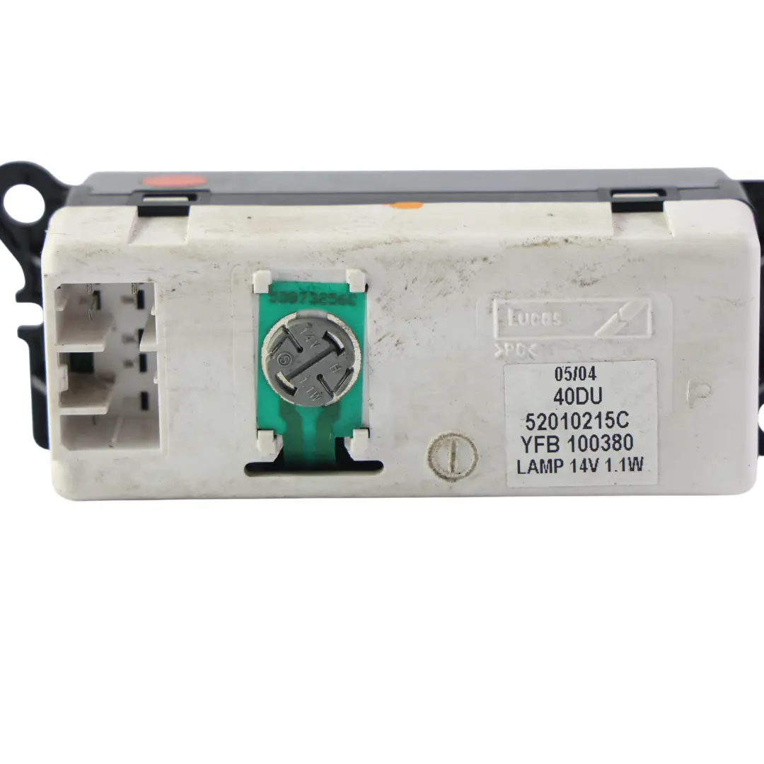Land Rover Freelander L314 Horloge Digital 4 Pin 52010215C - SKU YFB100380 - Numéro de pièce YFB100380