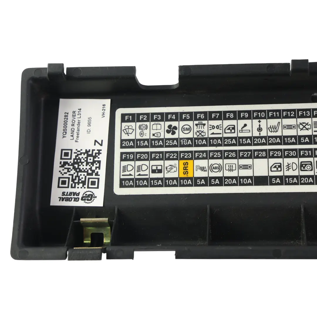 Land Rover Freelander L314 Coperchio Scatola Fusibili Cofano - SKU YQS000282 - Numero di parte YQS000282