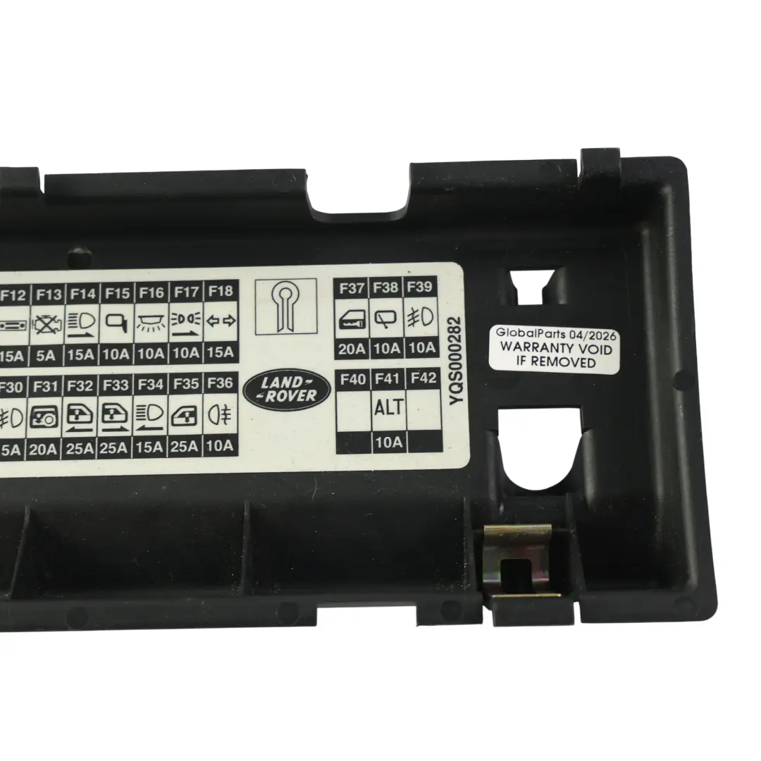 Land Rover Freelander L314 Tapa Caja Fusibles Motor - SKU YQS000282 - Número de pieza YQS000282