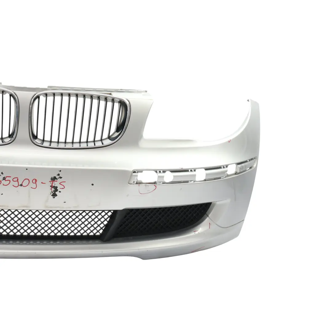 BMW E81 E87 LCI Zderzak Przedni Titansilber Srebrny Metalik - 354 - SKU 0035909-TS - Numer Części 0035909