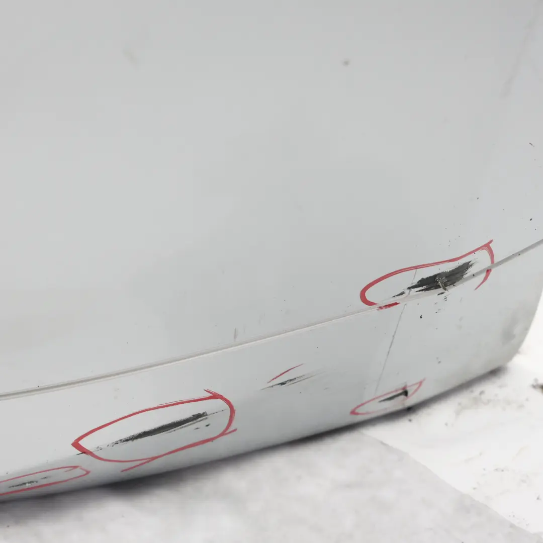 BMW E81 E87 LCI Rear Bumper Trim Panel Titansilber Silver - 354 - SKU 0035911-TS - Part number 0035911