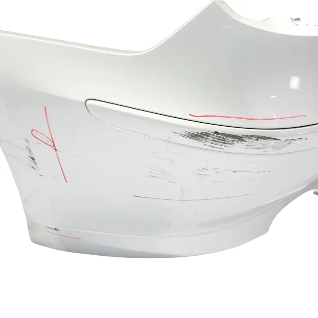 BMW E81 E87 LCI Rear Bumper Trim Panel Titansilber Silver - 354 - SKU 0035911-TS - Part number 0035911