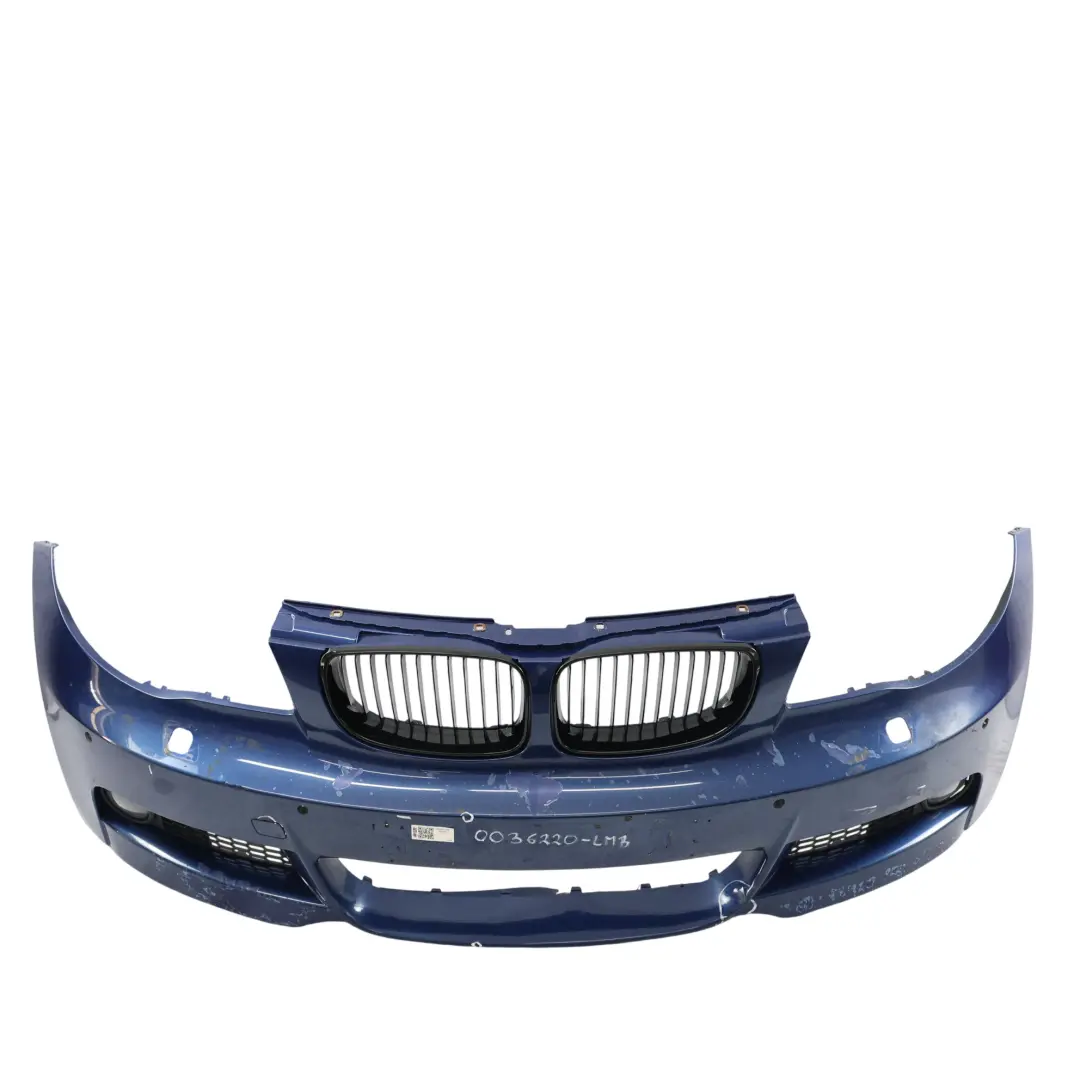 BMW E82 E88 Zderzak Przedni M-Pakiet PDC Le Mans Blue Metallic - 381 - SKU 0036220-LMB - Numer Części 0036220