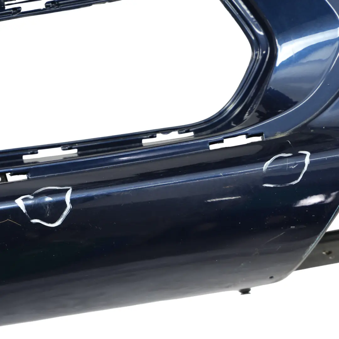 BMW F20 F21 Bumper Front Trim Panel Covering Tiefseeblau Blue Metallic - A76 - SKU 0038868-DSB4 - Part number 0038868