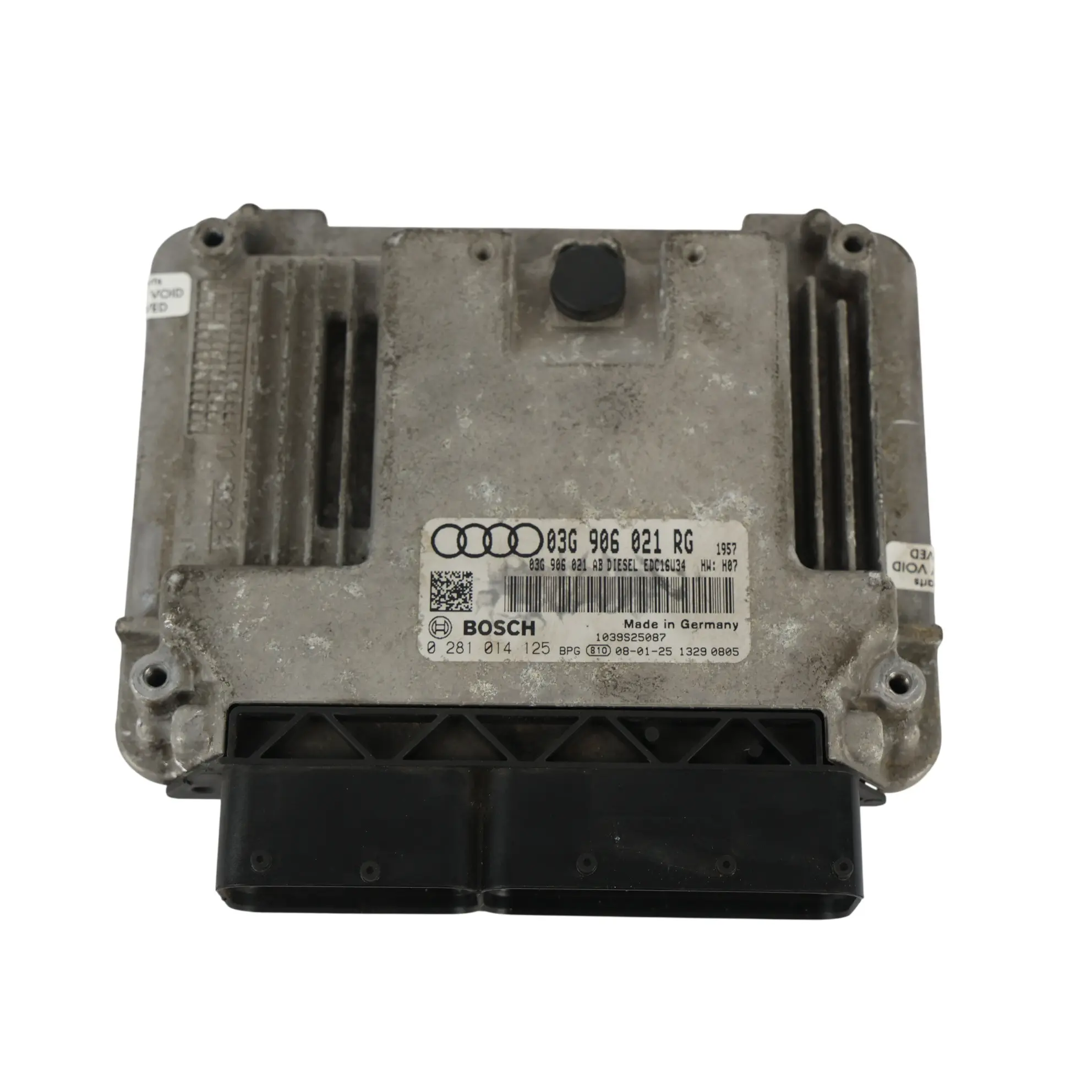 Audi A3 8P 1.9 TDI BLS 105HP Motorsteuergerät Modul ECU 03G906021RG Manuell