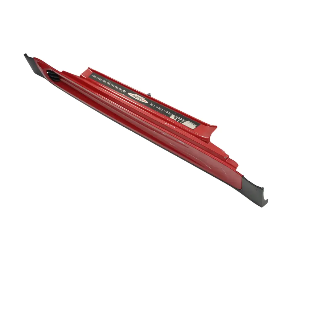 Side Skirt Mini R56 R57 JCW Right Door O/S Side Trim Panel Cover Chili Red - 851 to with Part number 0404114 Side Skirt Mini R56 R57 JCW Right Door O/S Side Trim Panel Cover Chili Red - 851 - SKU 0404114-CHRED1 - Part number 0404114