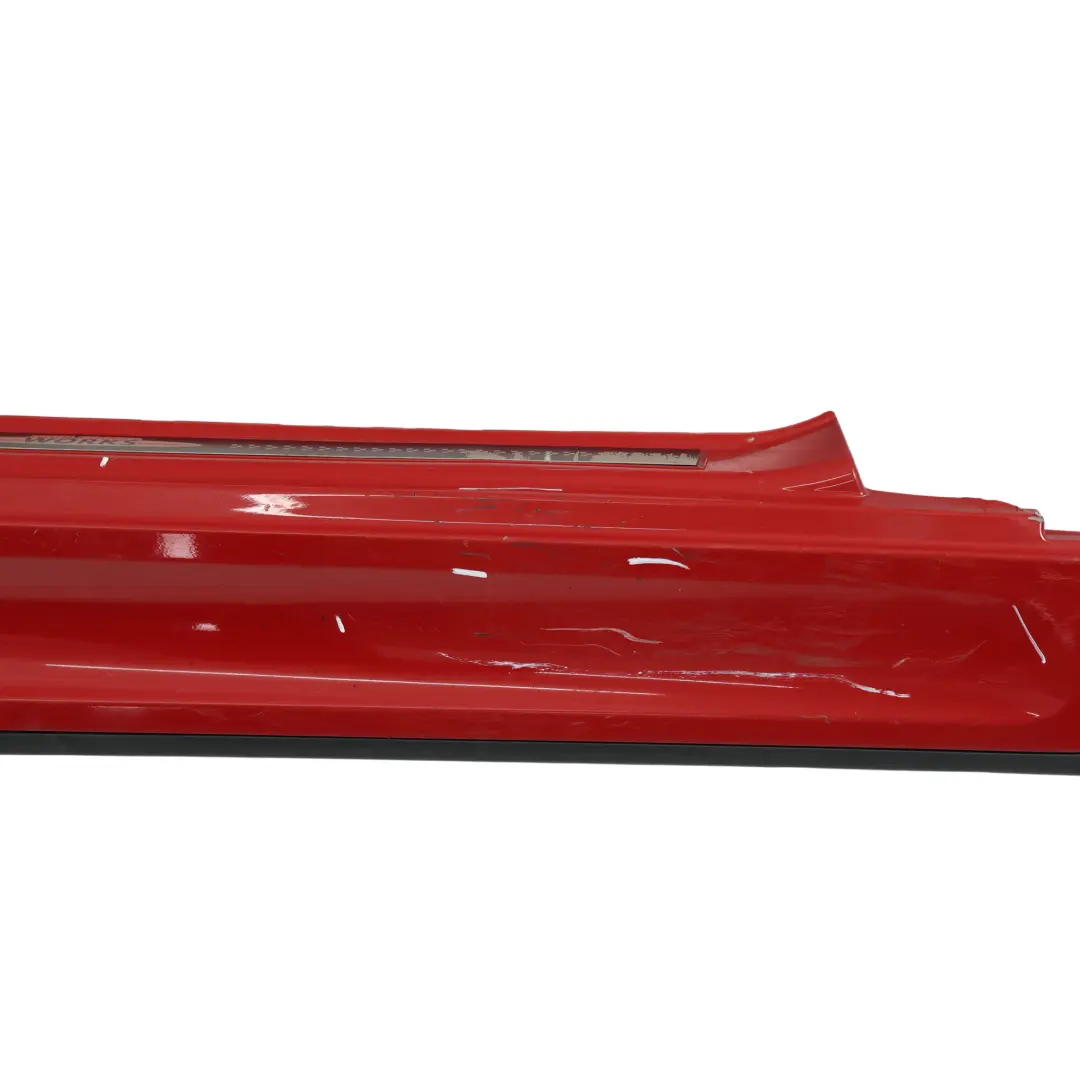 Side Skirt Mini R56 R57 JCW Right Door O/S Side Trim Panel Cover Chili Red - 851 - SKU 0404114-CHRED1 - Part number 0404114