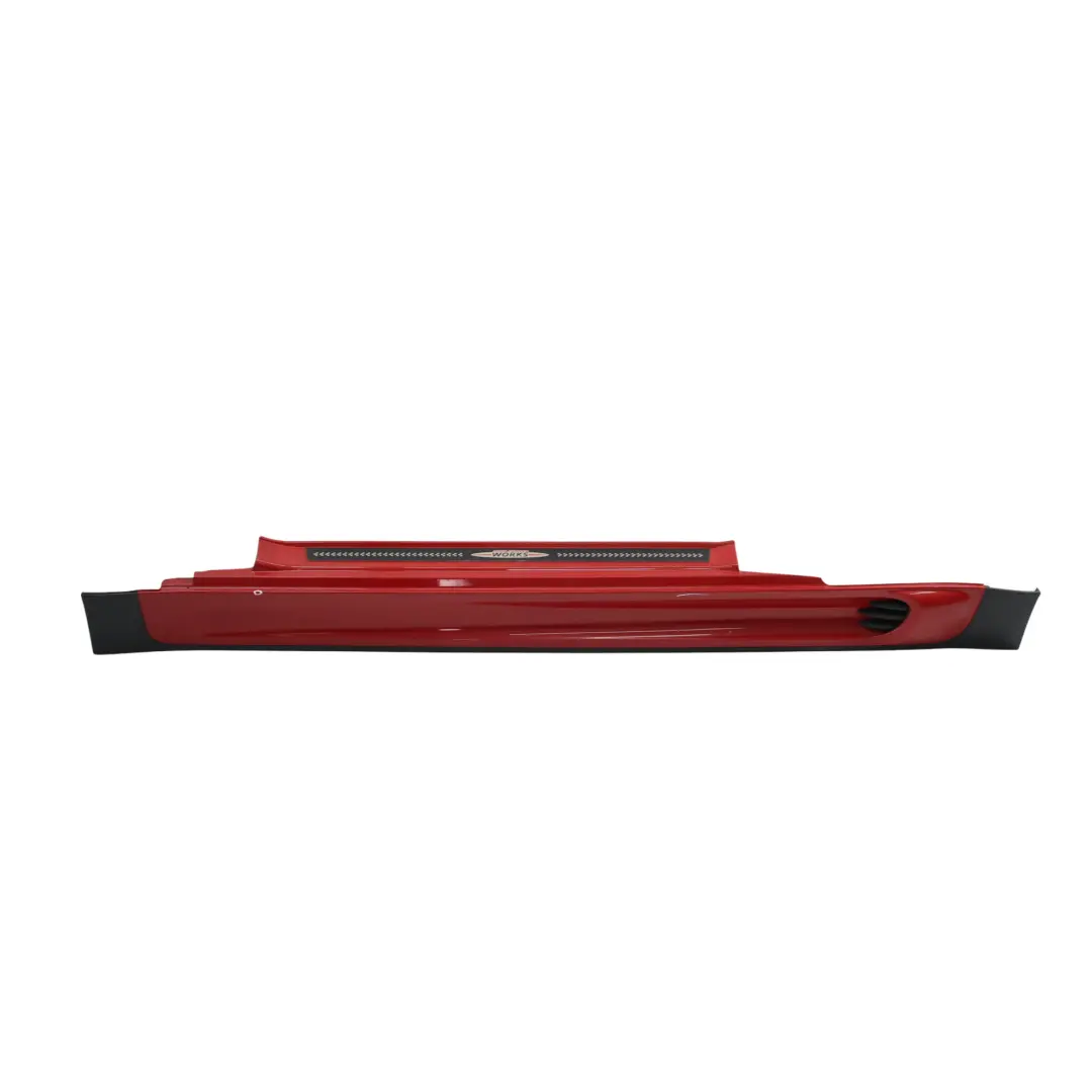  Side Skirt Mini R56 R57 JCW Left Door N/S Side Trim Panel Cover Chili Red - 851 - SKU 0404115-CHRED - Part number 0404115