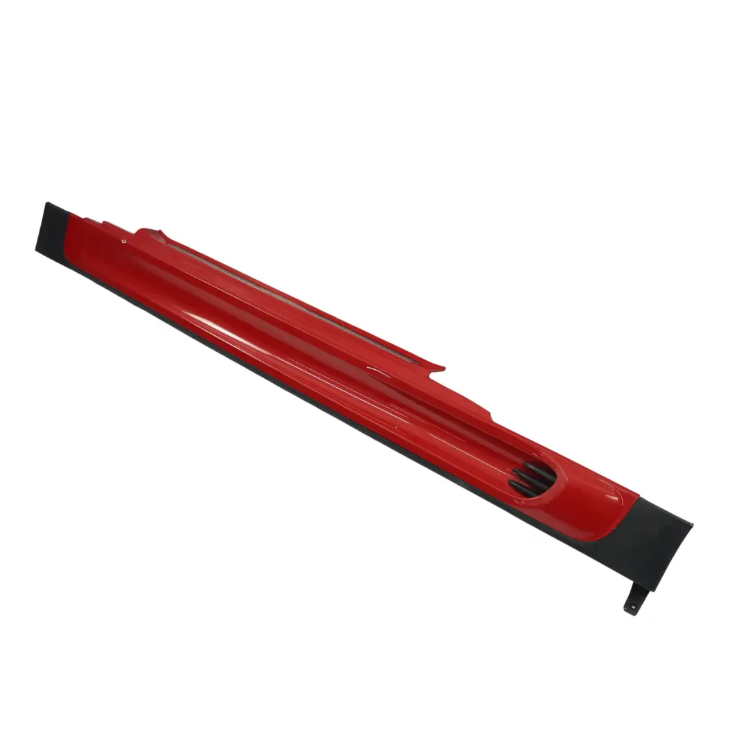 Puerta Izquierda Embellecedor Lateral Faldon Chili Red - 851 para Mini R56 R57 JCW con número de pieza 0404115 Mini R56 R57 JCW Puerta Izquierda Embellecedor Lateral Faldon Chili Red - 851 - SKU 0404115-CHRED - Número de pieza 0404115
