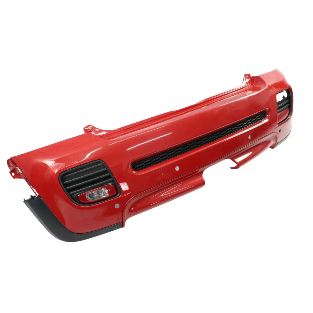 Mini R56 R57 Embellecedor parachoques trasero JCW Aerokit Chili Red - 851 - SKU 0413367-CHRED1 - Número de pieza 0413367