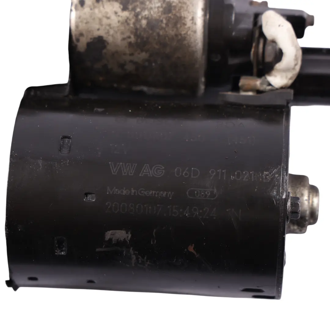 Starter Motor Actuator Unit Petrol to Audi A4 B8 A5 8T Engine with Part number 06D911021B Audi A4 B8 A5 8T Engine Starter Motor Actuator Unit Petrol - SKU 06D911021B - Part number 06D911021B