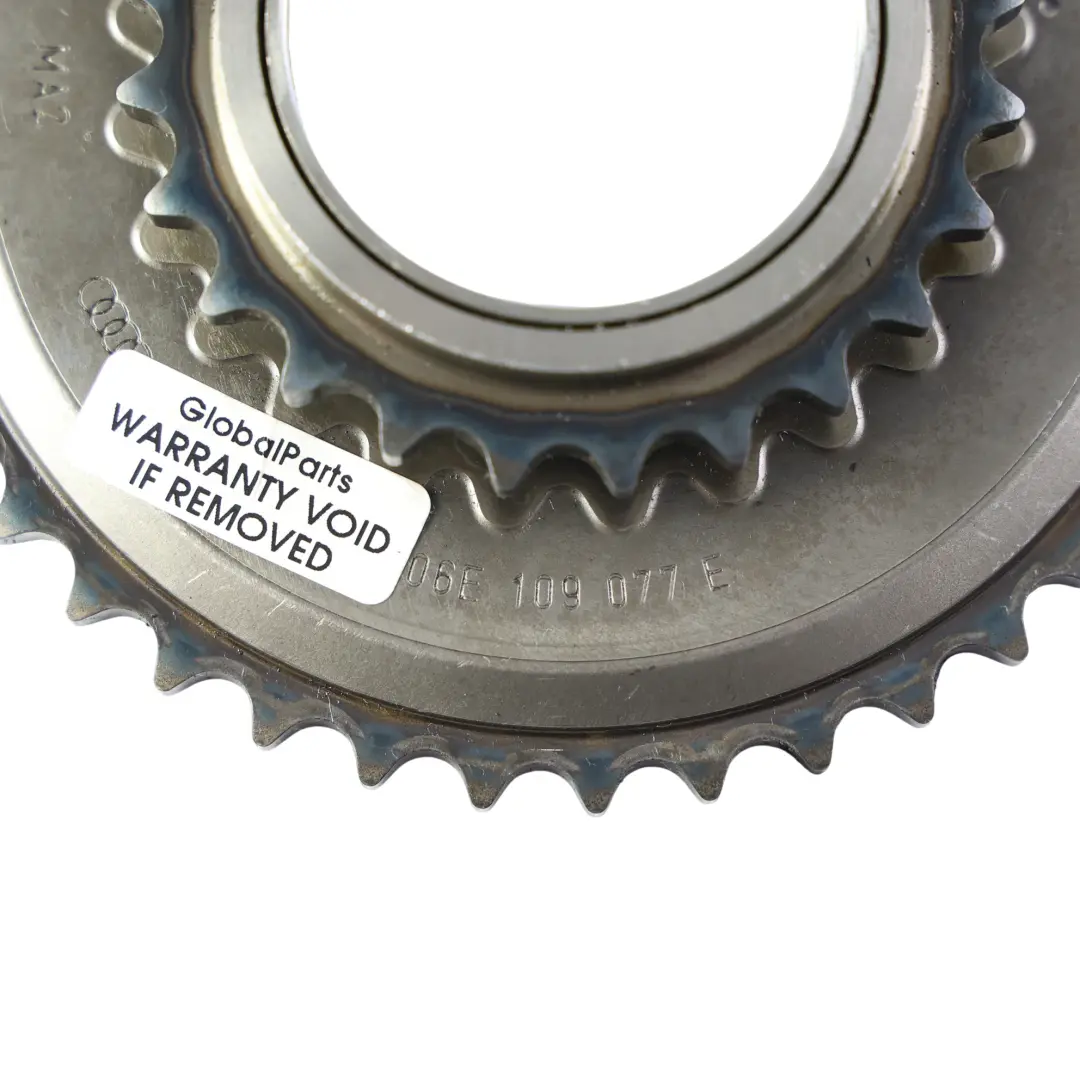 Koło Zębate Łańcucha Rozrządu 3.0 V6 TFSI do Audi S4 B8 S5 8T o numerze 06E109077E Audi S4 B8 S5 8T Koło Zębate Łańcucha Rozrządu 3.0 V6 TFSI - SKU 06E109077E - Numer Części 06E109077E