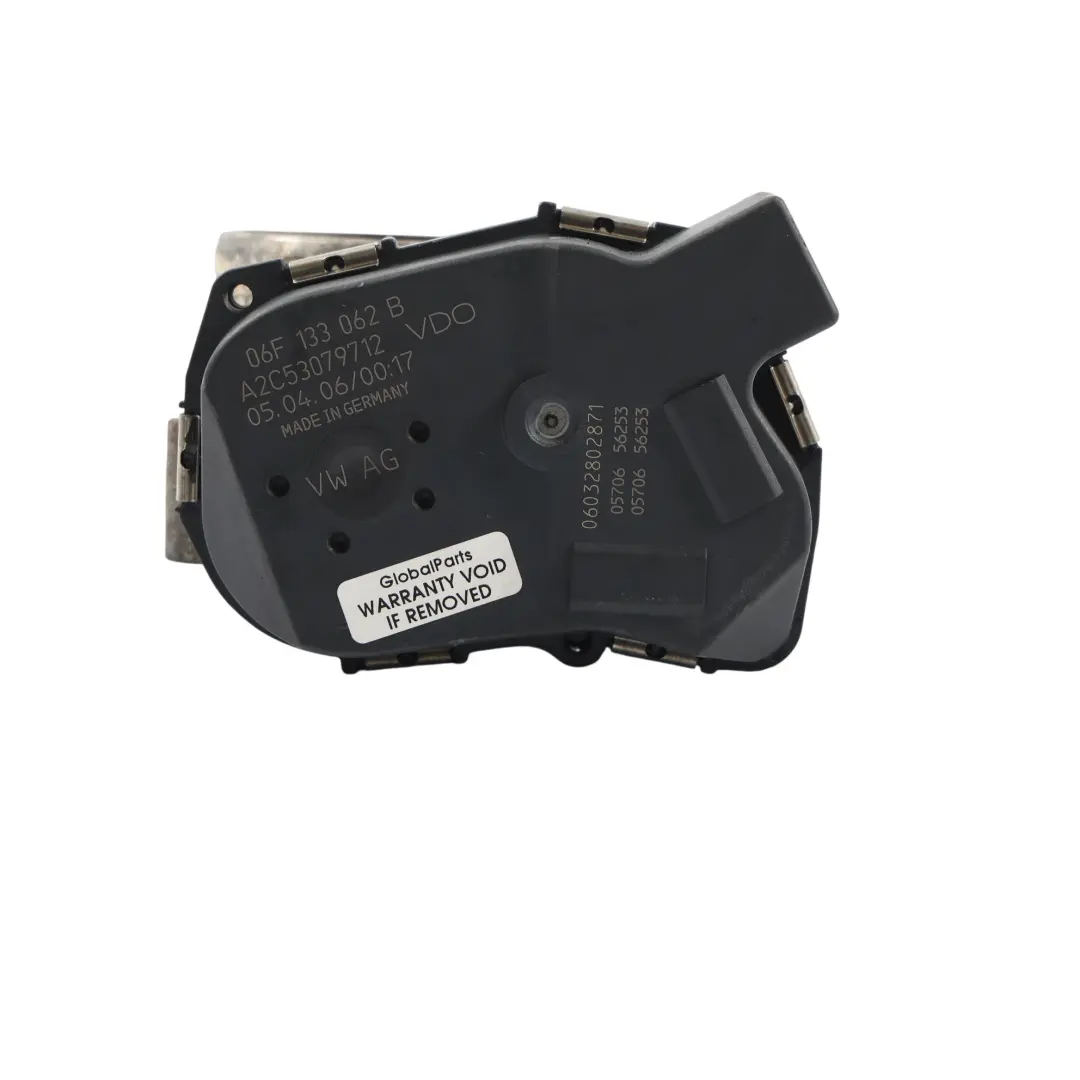 Volkswagen Eos 1F Touran 1T Audi A3 8P Drosselklappe Ventil - SKU 06F133062B - Teilenummer 06F133062B