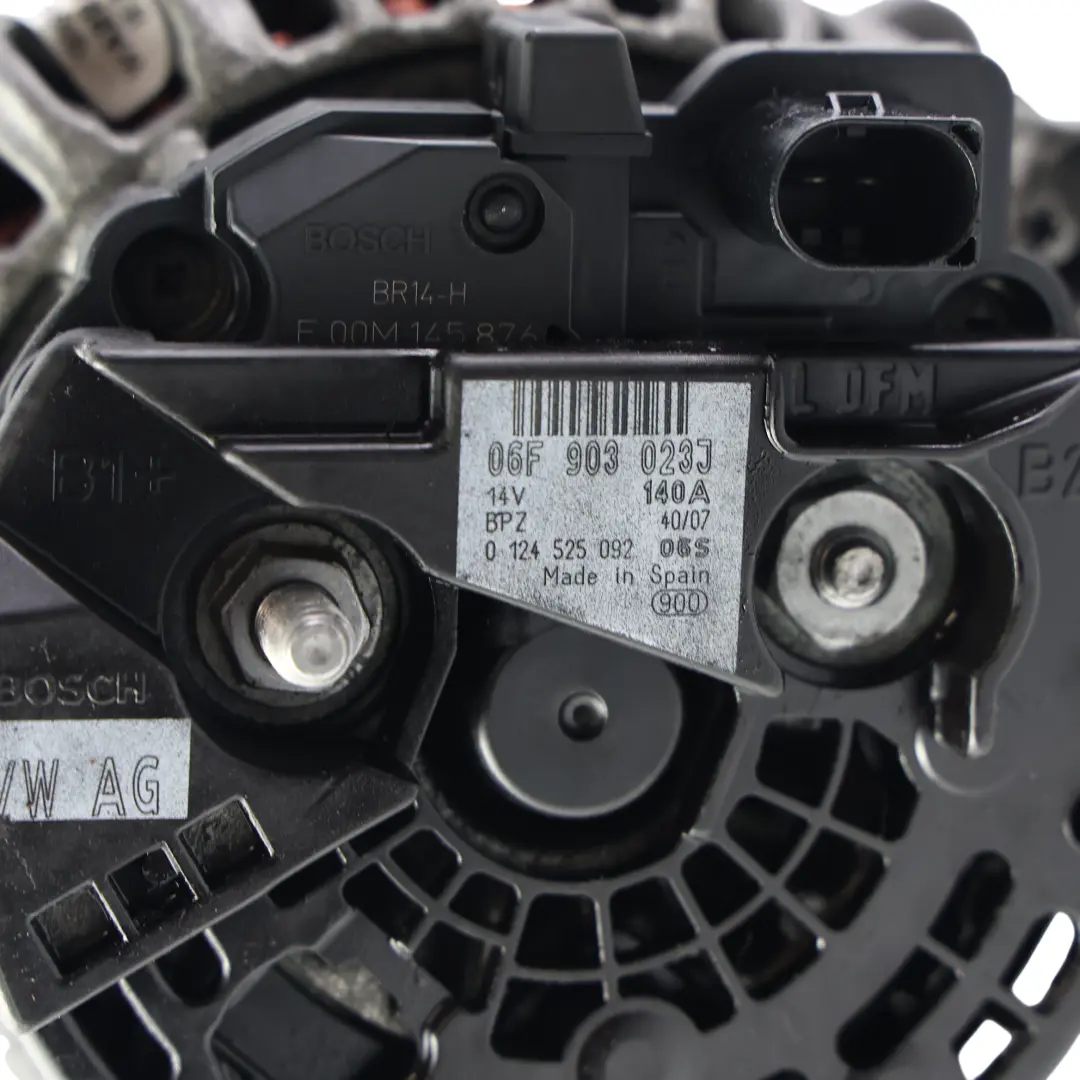 Audi A4 B7 Alternator Generator 2.0 TDI BRE Engine - SKU 06F903023J - Part number 06F903023J