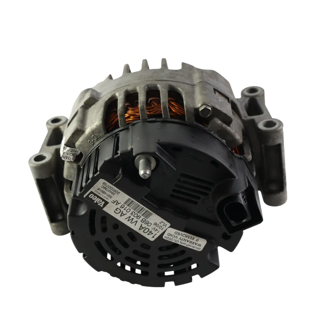 Audi A3 8P A4 B7 TT 8J Alternateur Générateur 140A 14V FSI TFSI - SKU 06B903016AF - Numéro de pièce 06B903016AF