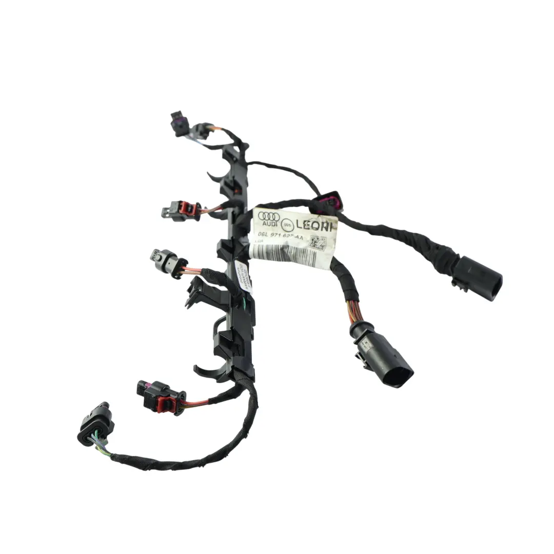 5F Wiązka Wtryskiwaczy 2.0 TSI do Audi S3 8V Seat Leon Cupra o numerze 06L971627AA Audi S3 8V Seat Leon Cupra 5F Wiązka Wtryskiwaczy 2.0 TSI - SKU 06L971627AA - Numer Części 06L971627AA