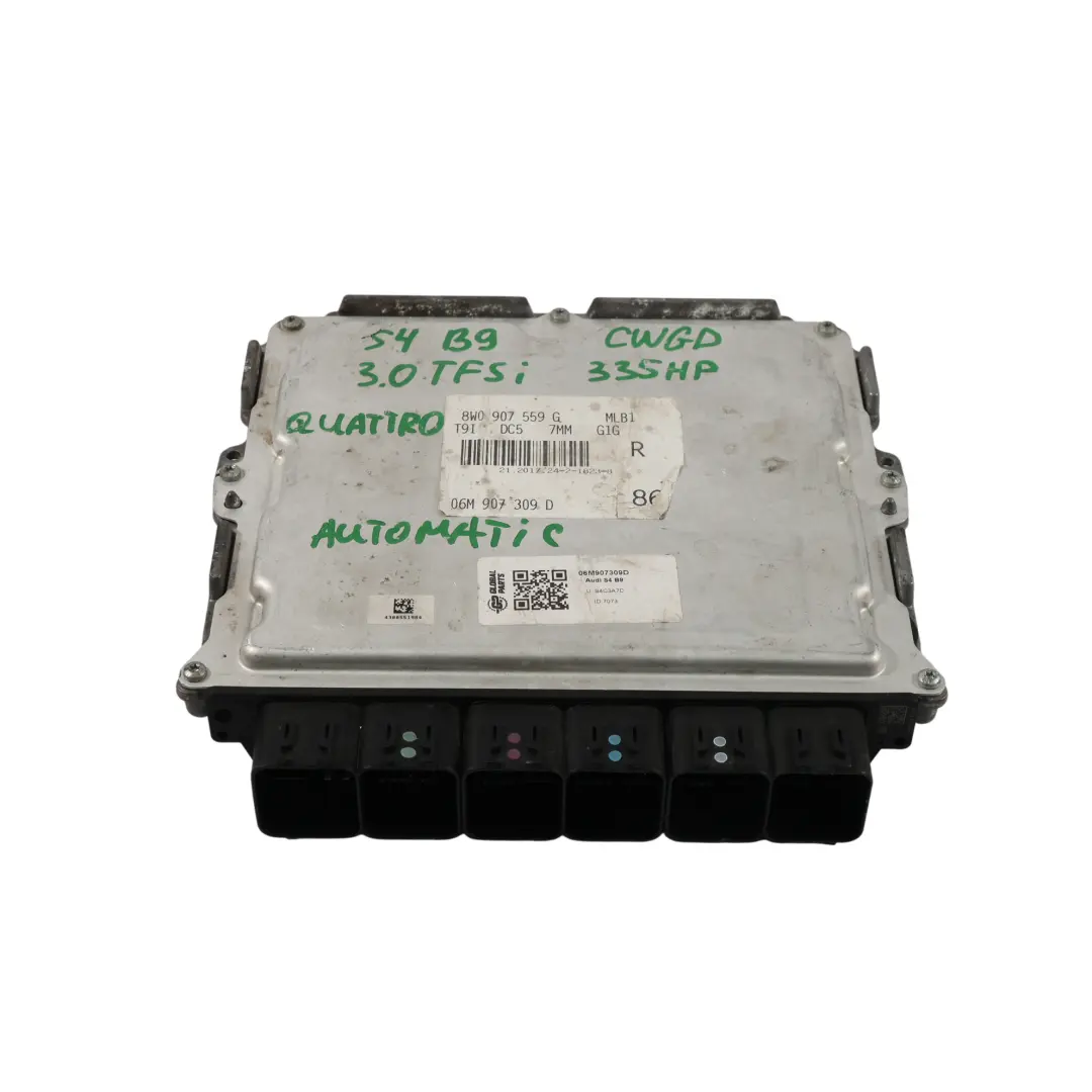 355HP CWGD Quattro Engine Control Unit ECU to Audi A4 S4 B9 3.0 TFSI with Part number 06M907309D Audi A4 S4 B9 3.0 TFSI 355HP CWGD Quattro Engine Control Unit ECU - SKU 06M907309D - Part number 06M907309D