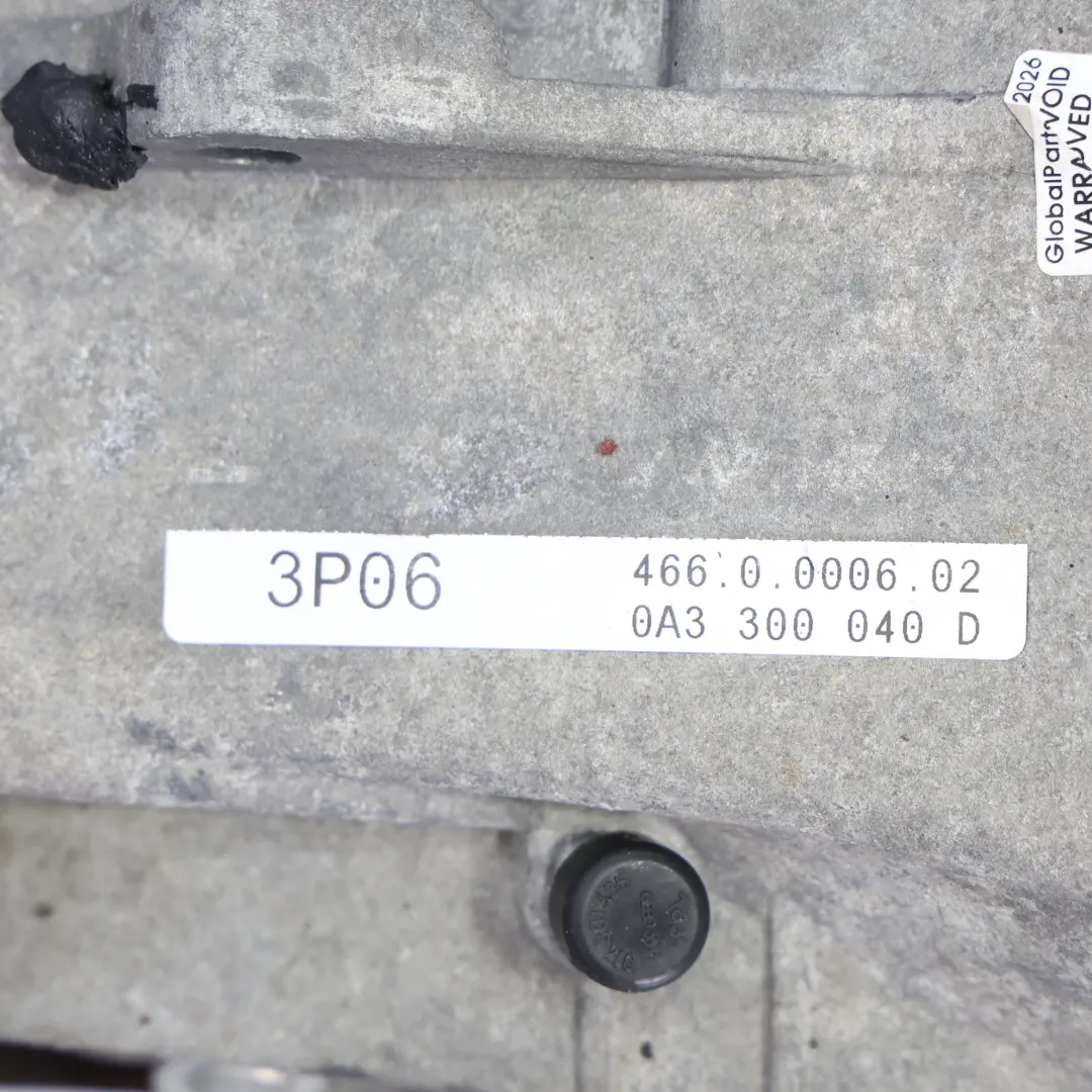 Audi RS4 B7 4.2 FSI Schaltgetriebe 6 Gang HLD GARANTIE - SKU 0A3300040DX - Teilenummer 0A3300040DX