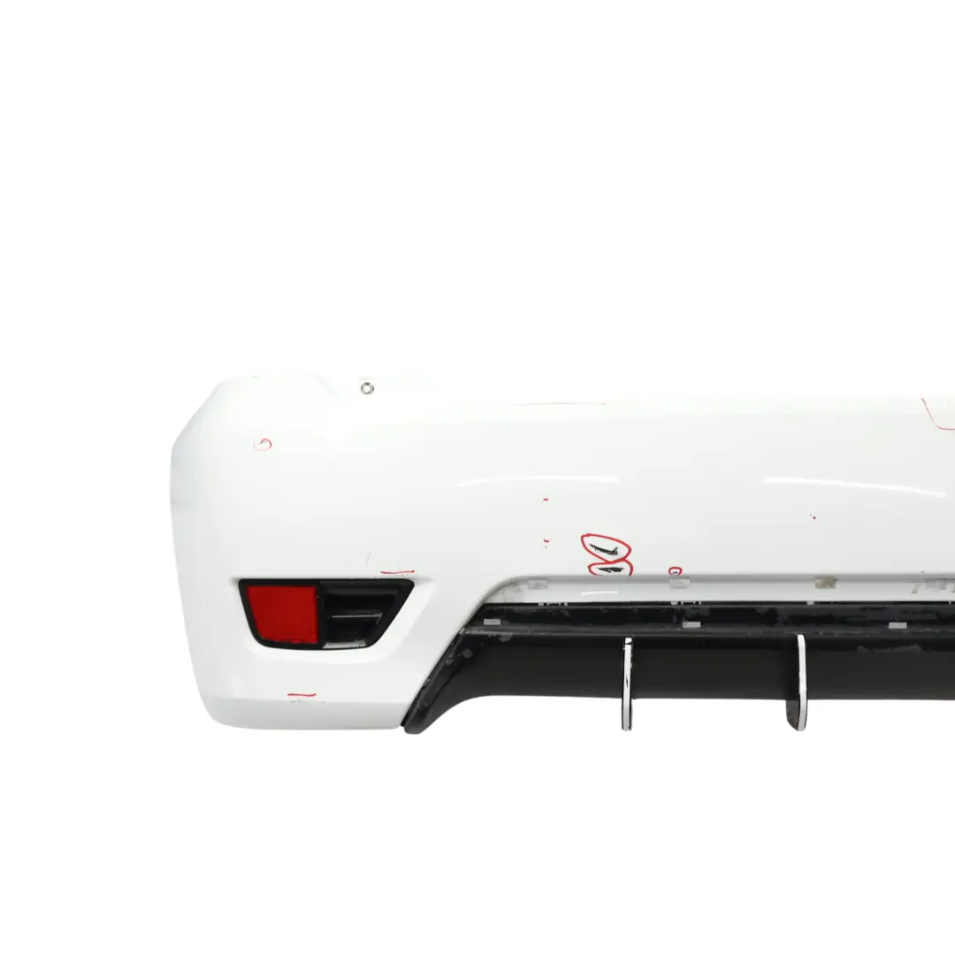 Ford Fiesta Mk5 Rear Bumper Trim Panel Cover ST Line Frozen White - Z2 - SKU 1355435-FW - Part number 1355435