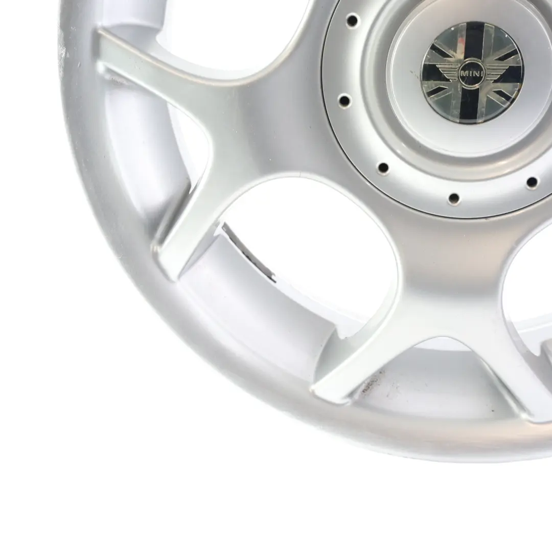 Silber Alu Felge Alufelge 16" 6,5J ET:48 X-Lite 84 für Mini Cooper One R50 R52 R53 mit Teilenummer 1512350 Mini Cooper One R50 R52 R53 Silber Alu Felge Alufelge 16" 6,5J ET:48 X-Lite 84 - SKU 1512350-1 - Teilenummer 1512350