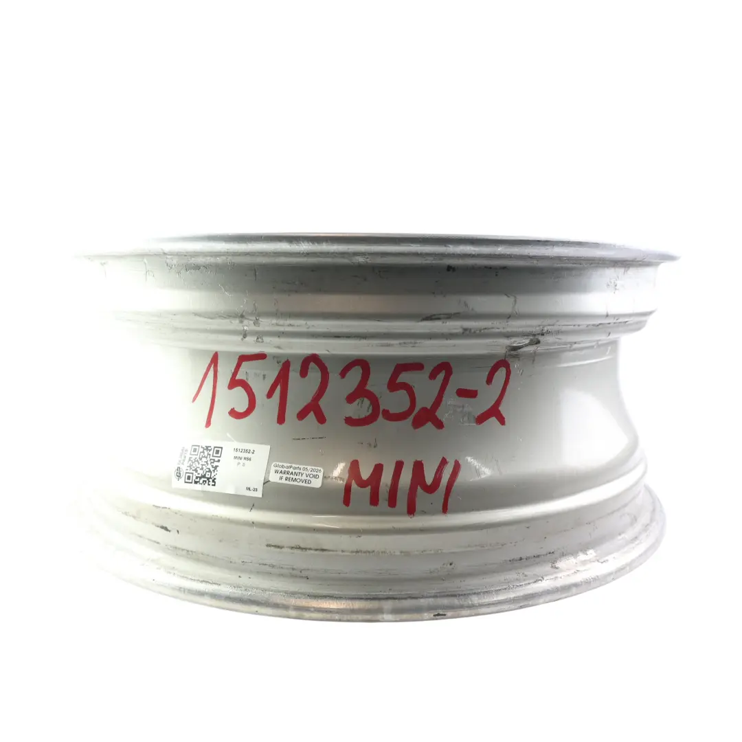 Mini Cooper R50 R55 R56 R57 Silber Alu Felge Felgen 17" ET:48 7J Spoke 85 - SKU 1512352-2 - Teilenummer 1512352