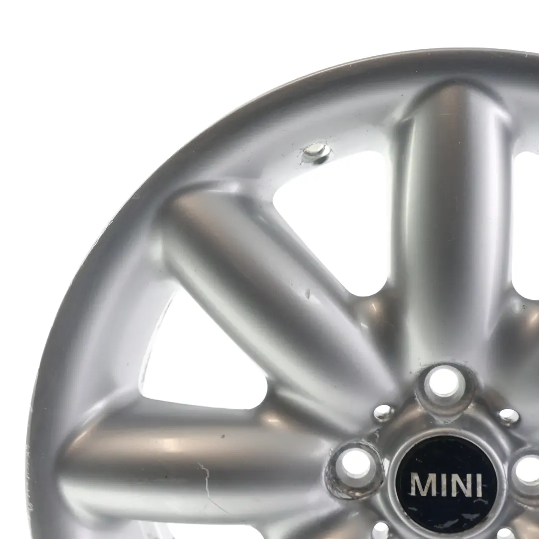 Llanta de aluminio plata 17" ET: 48 7J Rayo 85 para Mini Cooper R50 R55 R56 R57 con número de pieza 1512352 Mini Cooper R50 R55 R56 R57 Llanta de aluminio plata 17" ET: 48 7J Rayo 85 - SKU 1512352-2 - Número de pieza 1512352
