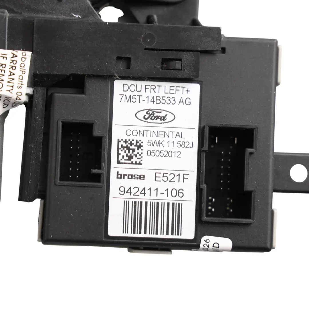 MK1 Front Door Window Regulator Motor Mechanism Left N/S to Ford Kuga with Part number 1527943 Ford Kuga MK1 Front Door Window Regulator Motor Mechanism Left N/S - SKU 1527943 - Part number 1527943