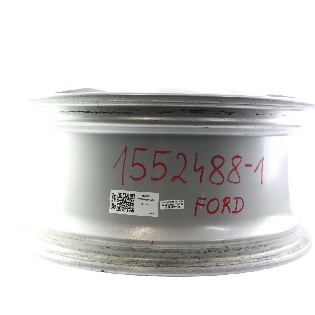 Ford Kuga Mk1 Alloy Wheel Rim Silver 17" 7,5J ET:52.5 8V4J-1007-AA - SKU 1552488-1 - Part number 1552488