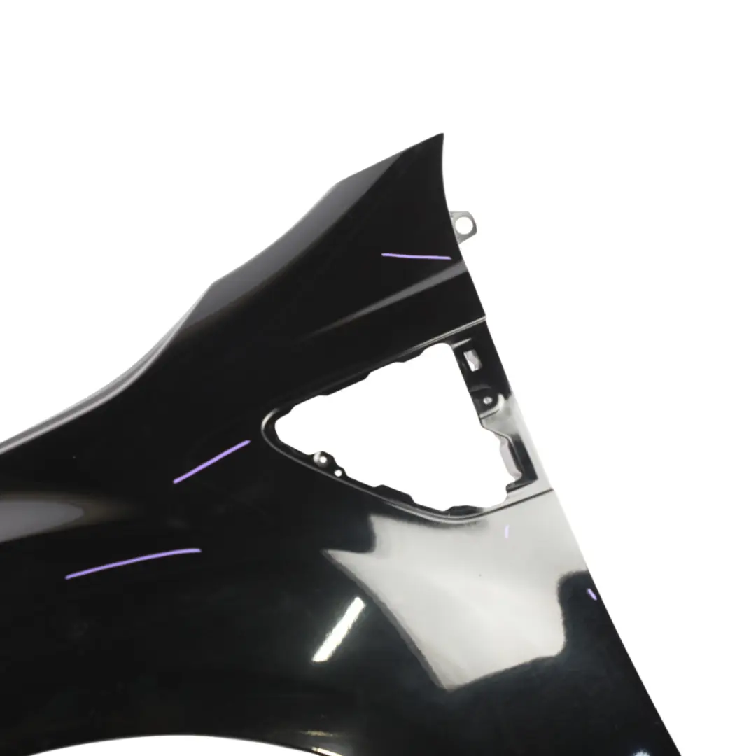 Mk6 Side Panel Front Left N/S Wing Fender Panther Black Metallic D9 to Ford Ranger with Part number 1729172 Ford Ranger Mk6 Side Panel Front Left N/S Wing Fender Panther Black Metallic D9 - SKU 1729172-PBL - Part number 1729172