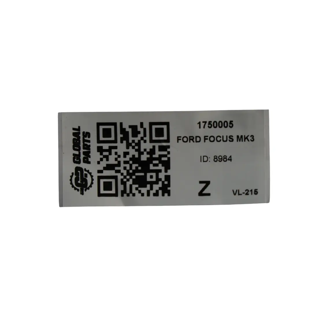 Ford Focus MK3 Guarnizione Porta Anteriore Sinistra Destra - SKU 1750005 - Numero di parte 1750005
