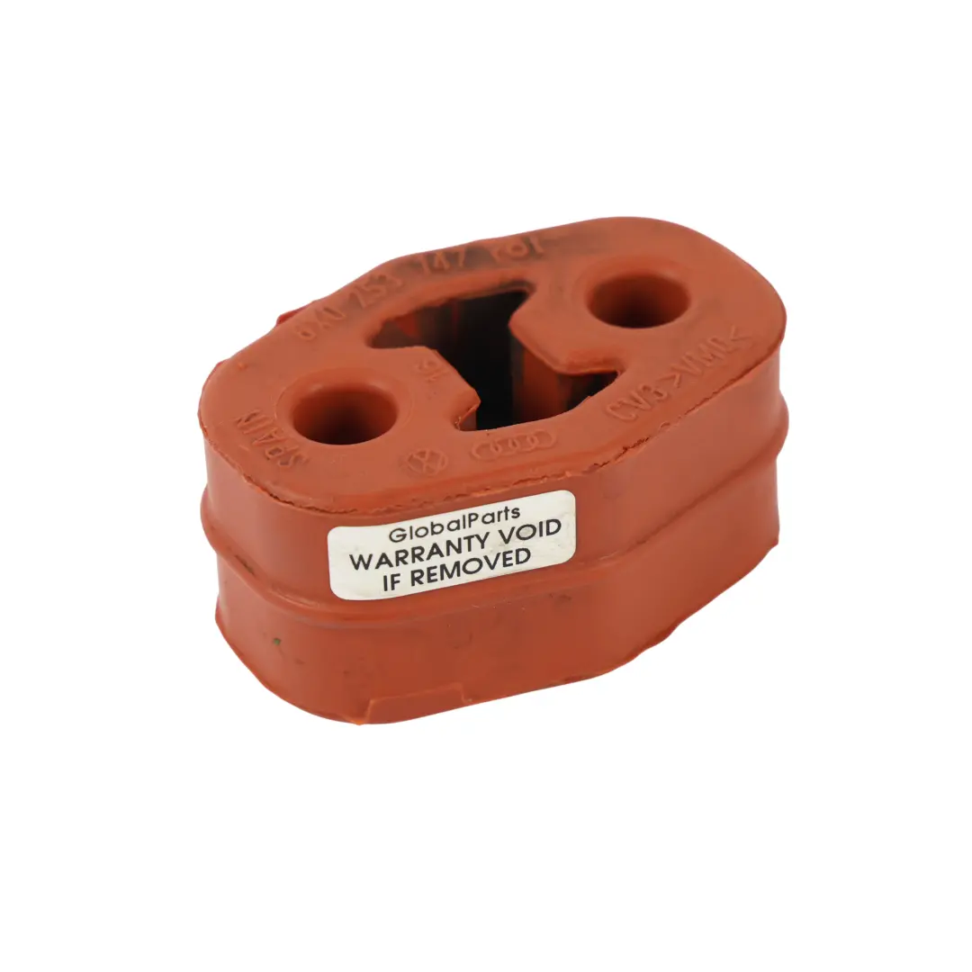Audi A1 8X VW Polo 6R Staffa Montaggio Scarico Gomma Rosso 6X0253147 - SKU 1H0253147B-1 - Numero di parte 1H0253147B