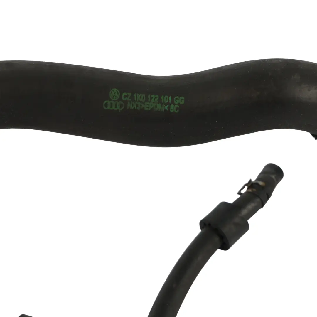 Water Coolant Pipe Hose Line 1.8 FSI BZB Petrol Engine 1K0122101GQ to Audi A3 8P with Part number 1K0122101GG Audi A3 8P Water Coolant Pipe Hose Line 1.8 FSI BZB Petrol Engine 1K0122101GQ - SKU 1K0122101GG - Part number 1K0122101GG