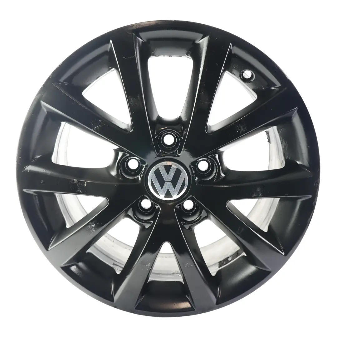 MK6 Alu Felge Schwarz 16" 6.5J ET:50 für Volkswagen Golf mit Teilenummer 1K0601025BS Volkswagen Golf MK6 Alu Felge Schwarz 16" 6.5J ET:50 - SKU 1K0601025BS-1 - Teilenummer 1K0601025BS