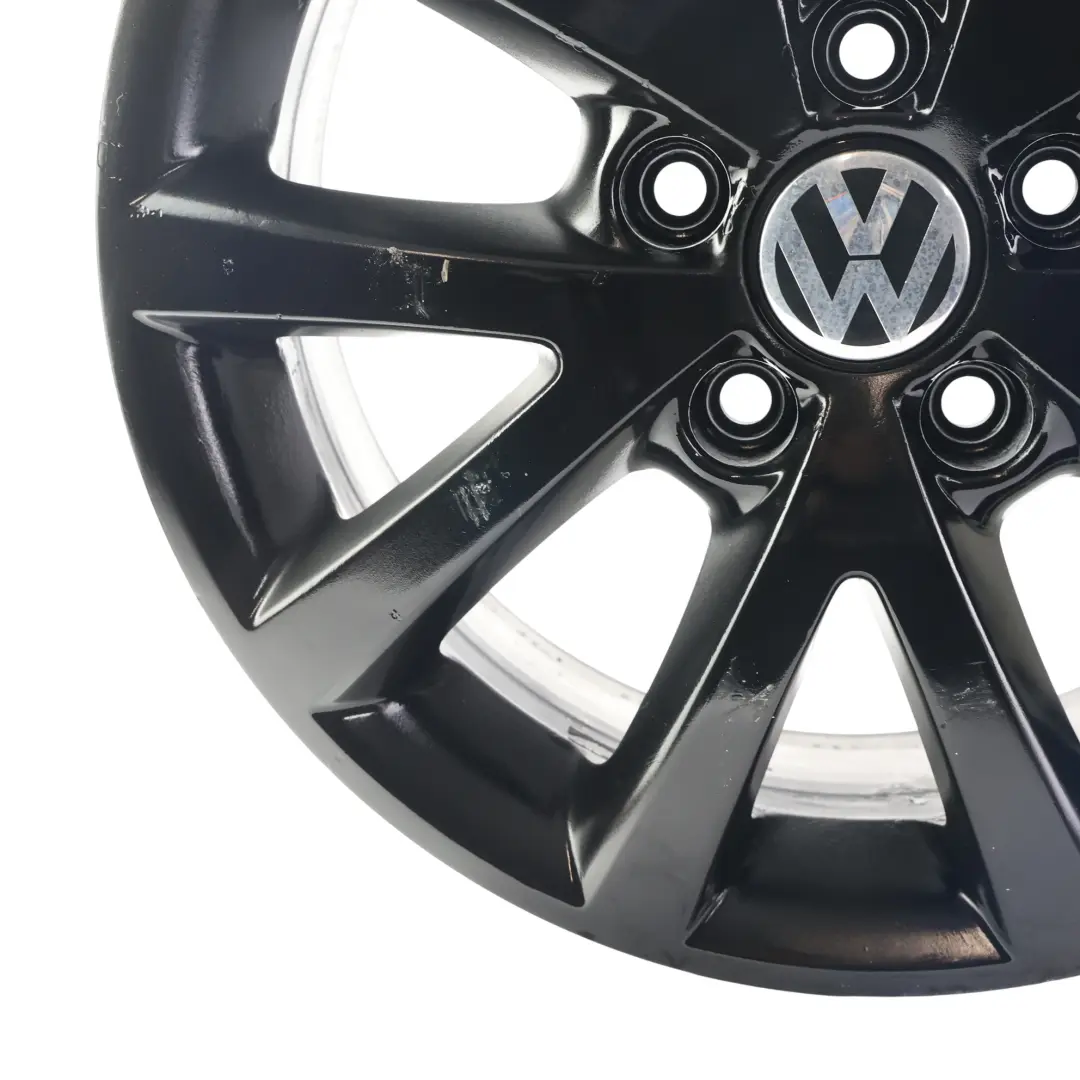 Volkswagen Golf MK6 Llanta Aleación Negra 16" 6.5J ET:50 - SKU 1K0601025BS-1 - Número de pieza 1K0601025BS