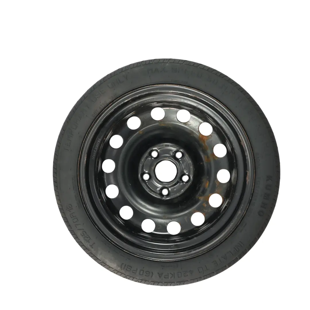 Volkswagen Golf Mk7 Ruota di Scorta Acciaio R16 Pneumatico Kumho - SKU 1K0601027AQ-1 - Numero di parte 1K0601027AQ