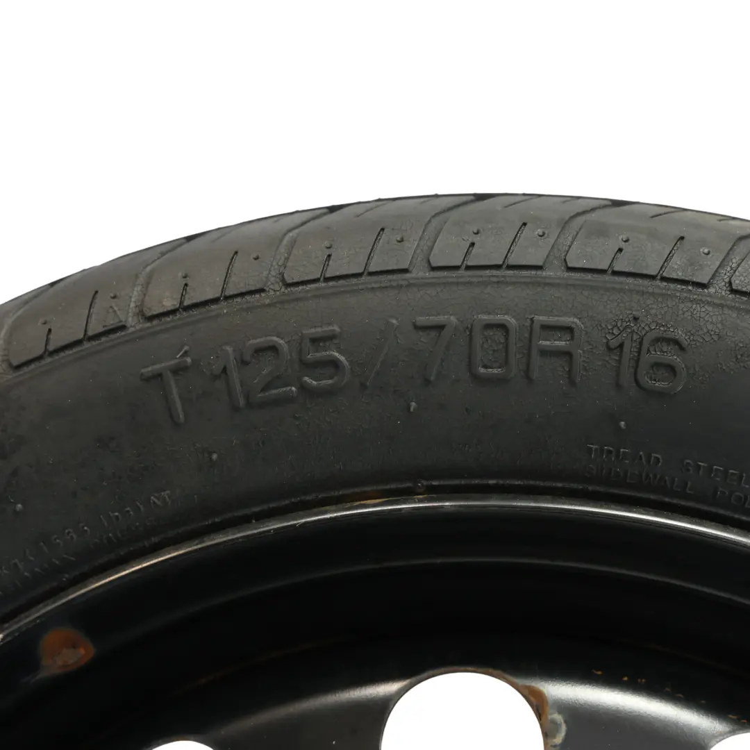 Volkswagen Golf Mk7 Ruota di Scorta Acciaio R16 Pneumatico Kumho - SKU 1K0601027AQ-1 - Numero di parte 1K0601027AQ