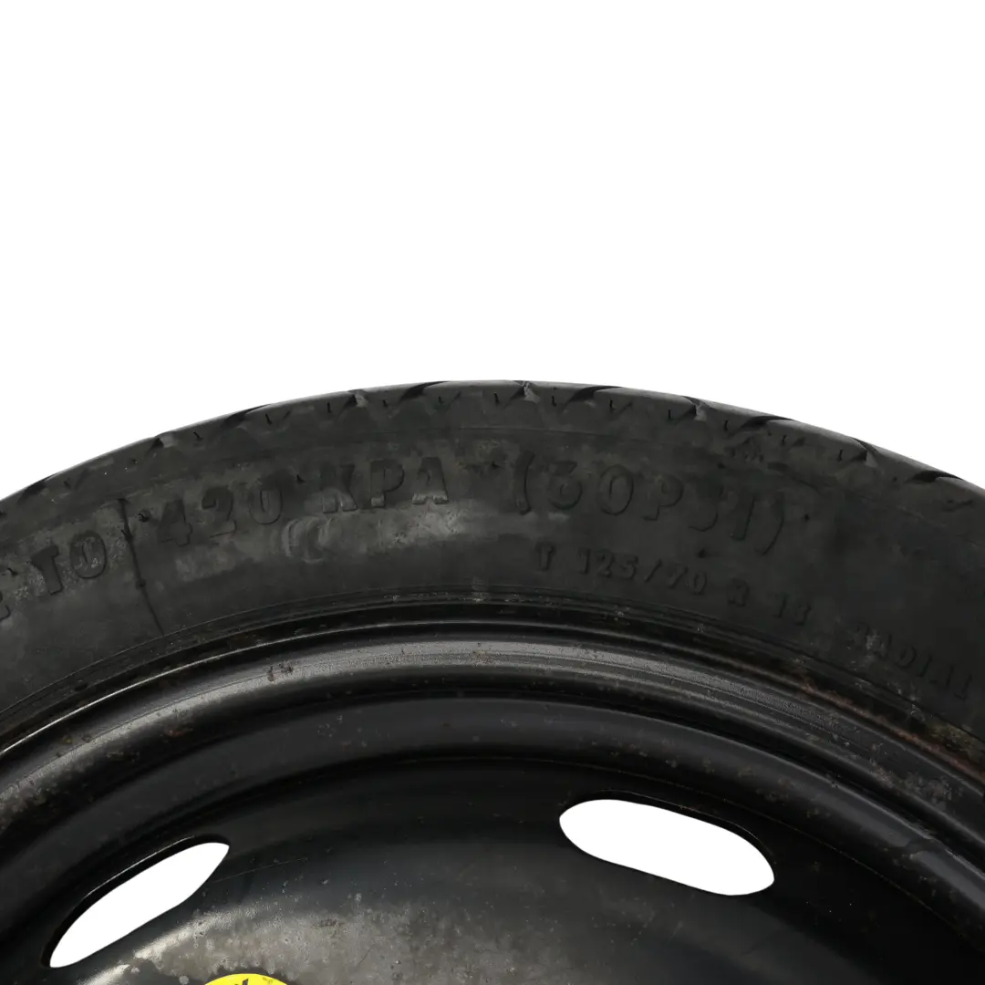 Audi A3 8P Rueda Acero Repuesto Llanta 18" 3,5J ET:25,5 Neumático R18 - SKU 1K0601027B-1 - Número de pieza 1K0601027B