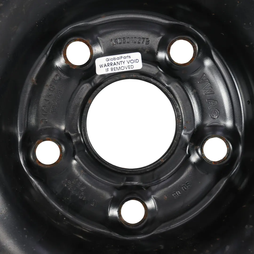 Audi A3 8P Koło Zapasowe Stalowe 18" 3,5J ET:25,5 R18 125/70 Continental - SKU 1K0601027B-1 - Numer Części 1K0601027B