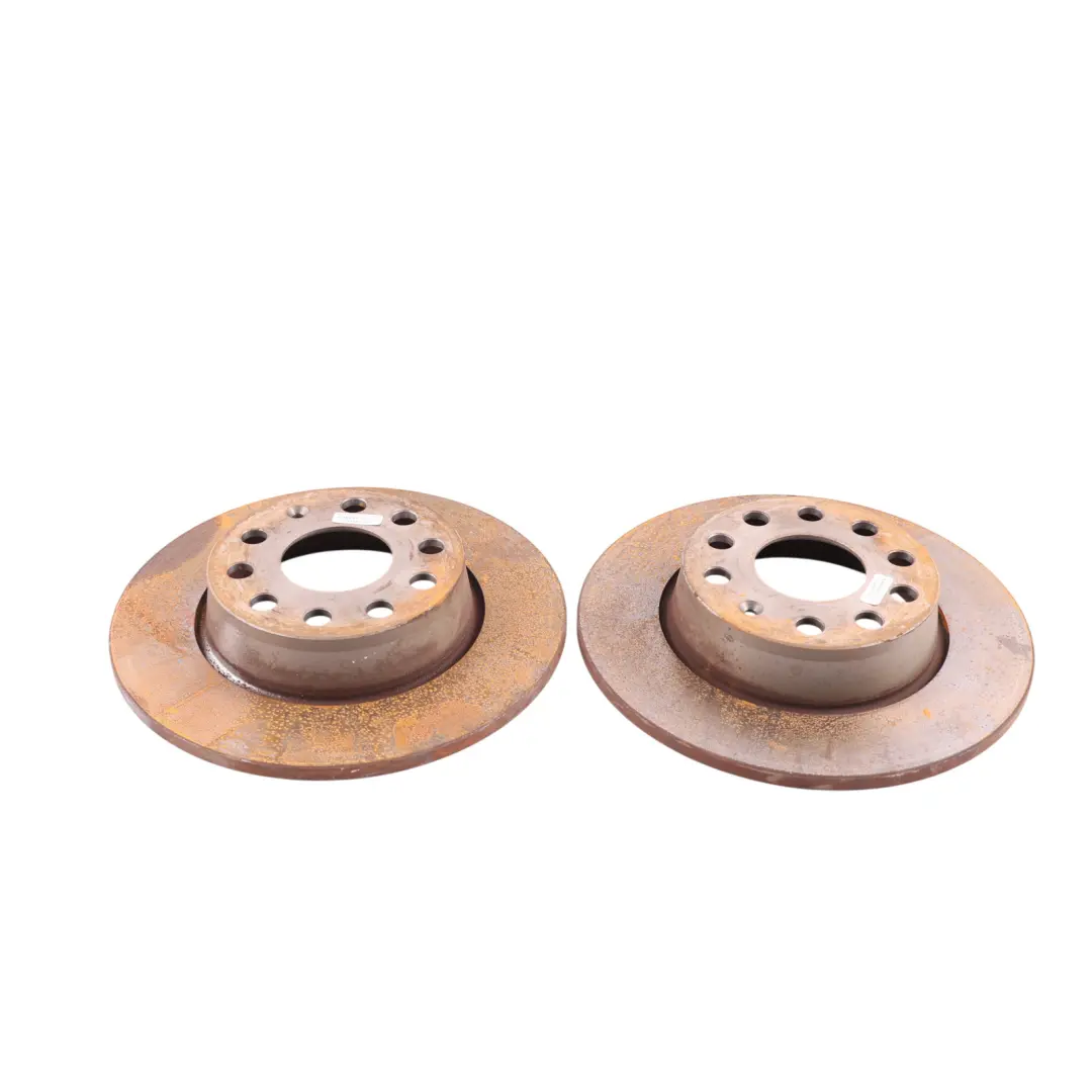 Audi A3 8P Disco Freno Asse Posteriore Sinistro Destro 272X10 Set X2 - SKU 1K0615601AA - Numero di parte 1K0615601AA