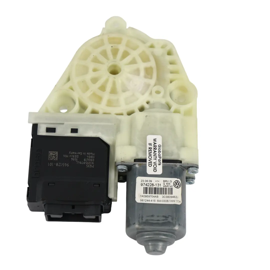 Volkswagen Passat B6 Silnik Podnośnika Szyby Drzwi Tylny Prawy - SKU 1K0959704AB - Numer Części 1K0959704AB