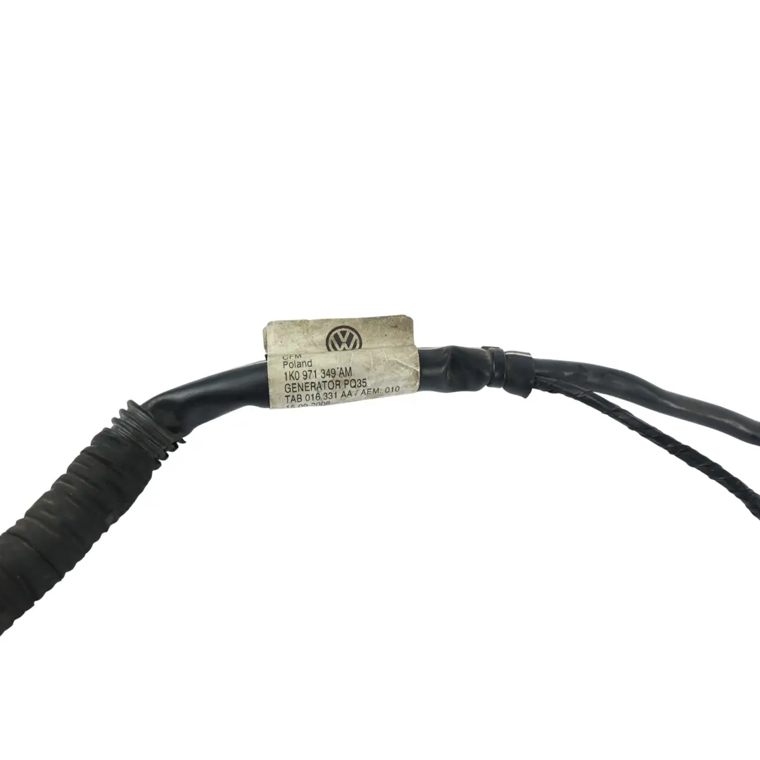 VW Golf Mk6 Scirocco Mk3 Starter Wiring Harness Cable - SKU 1K0971349AM - Part number 1K0971349AM