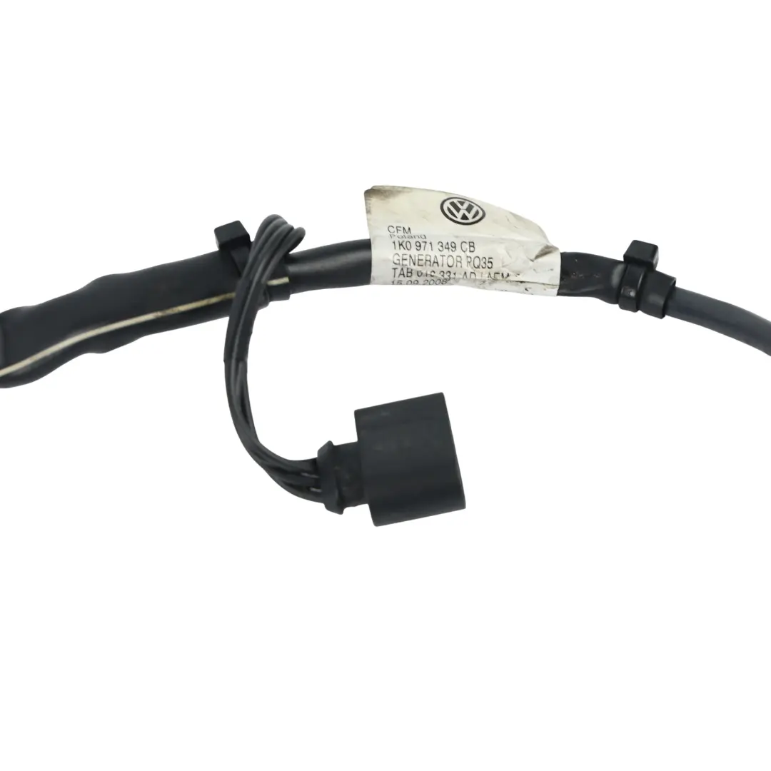 MK6 Audi A3 8P Faisceau Câblage Alternateur 2.0 TDI pour Volkswagen Golf à propos du numéro de pièce 1K0971349CB Volkswagen Golf MK6 Audi A3 8P Faisceau Câblage Alternateur 2.0 TDI - SKU 1K0971349CB - Numéro de pièce 1K0971349CB