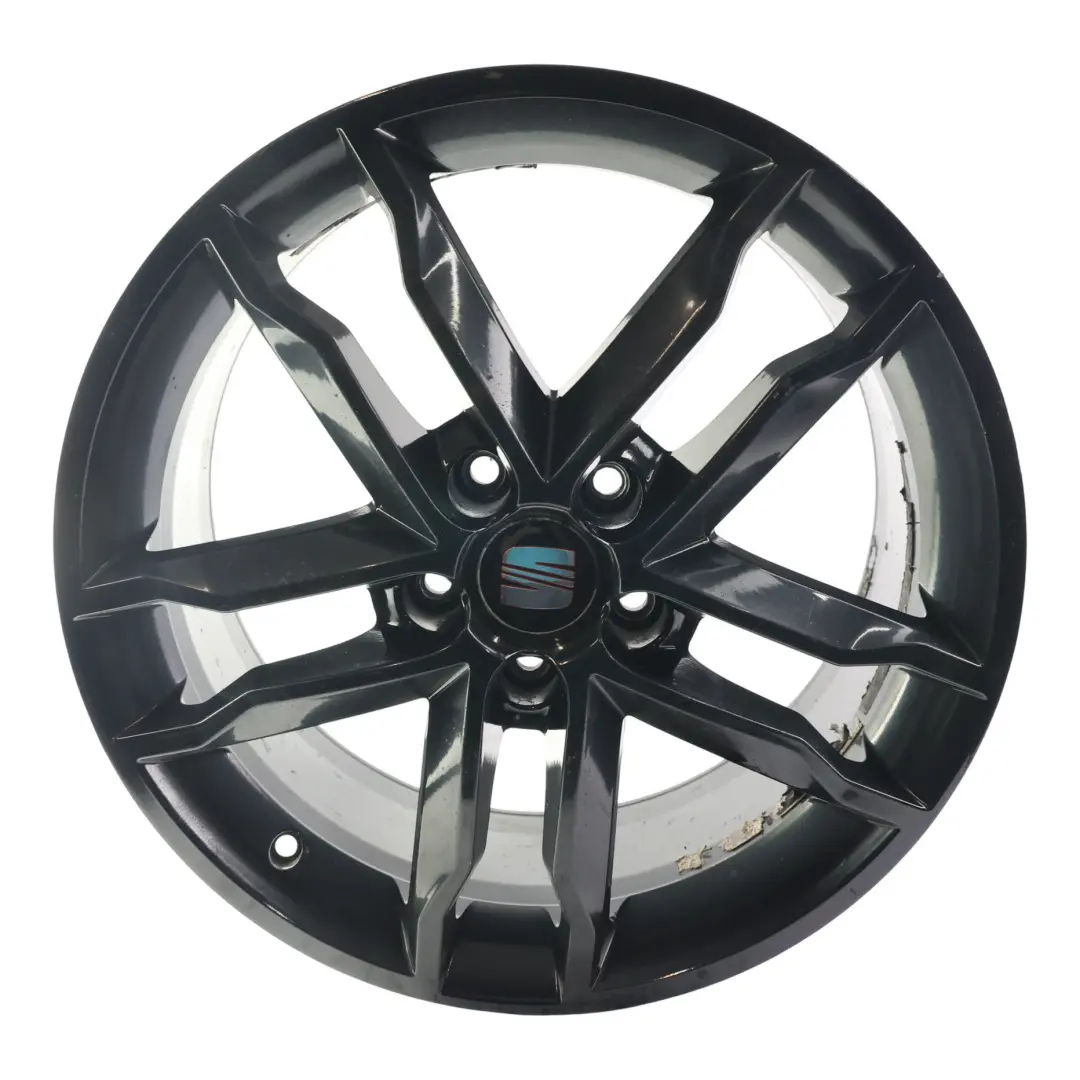 Mk2 Jante Alliage Noir 18" 7,5J ET:51 pour Seat Leon Cupra à propos du numéro de pièce 1P0601025Q Seat Leon Cupra Mk2 Jante Alliage Noir 18" 7,5J ET:51 - SKU 1P0601025Q-1 - Numéro de pièce 1P0601025Q