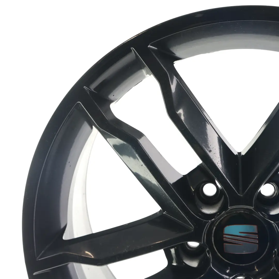 MK2 Cerchione Ruota Lega Nero 18" 7,5J ET:51 per Seat Leon Cupra con numero di parte 1P0601025Q Seat Leon Cupra MK2 Cerchione Ruota Lega Nero 18" 7,5J ET:51 - SKU 1P0601025Q-1 - Numero di parte 1P0601025Q