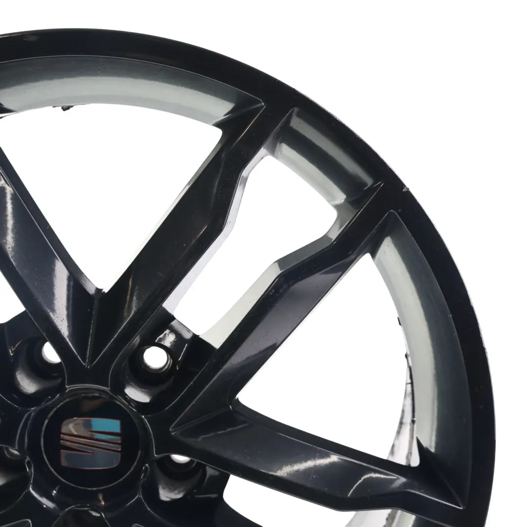 Mk2 Alloy Wheel Rim Black 18" 7,5J ET:51 to Seat Leon Cupra with Part number 1P0601025Q Seat Leon Cupra Mk2 Alloy Wheel Rim Black 18" 7,5J ET:51 - SKU 1P0601025Q-1 - Part number 1P0601025Q