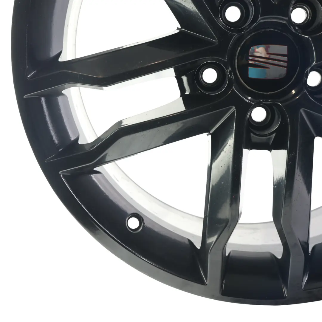 Seat Leon Cupra Mk2 Jante Alliage Noir 18" 7,5J ET:51 - SKU 1P0601025Q-1 - Numéro de pièce 1P0601025Q