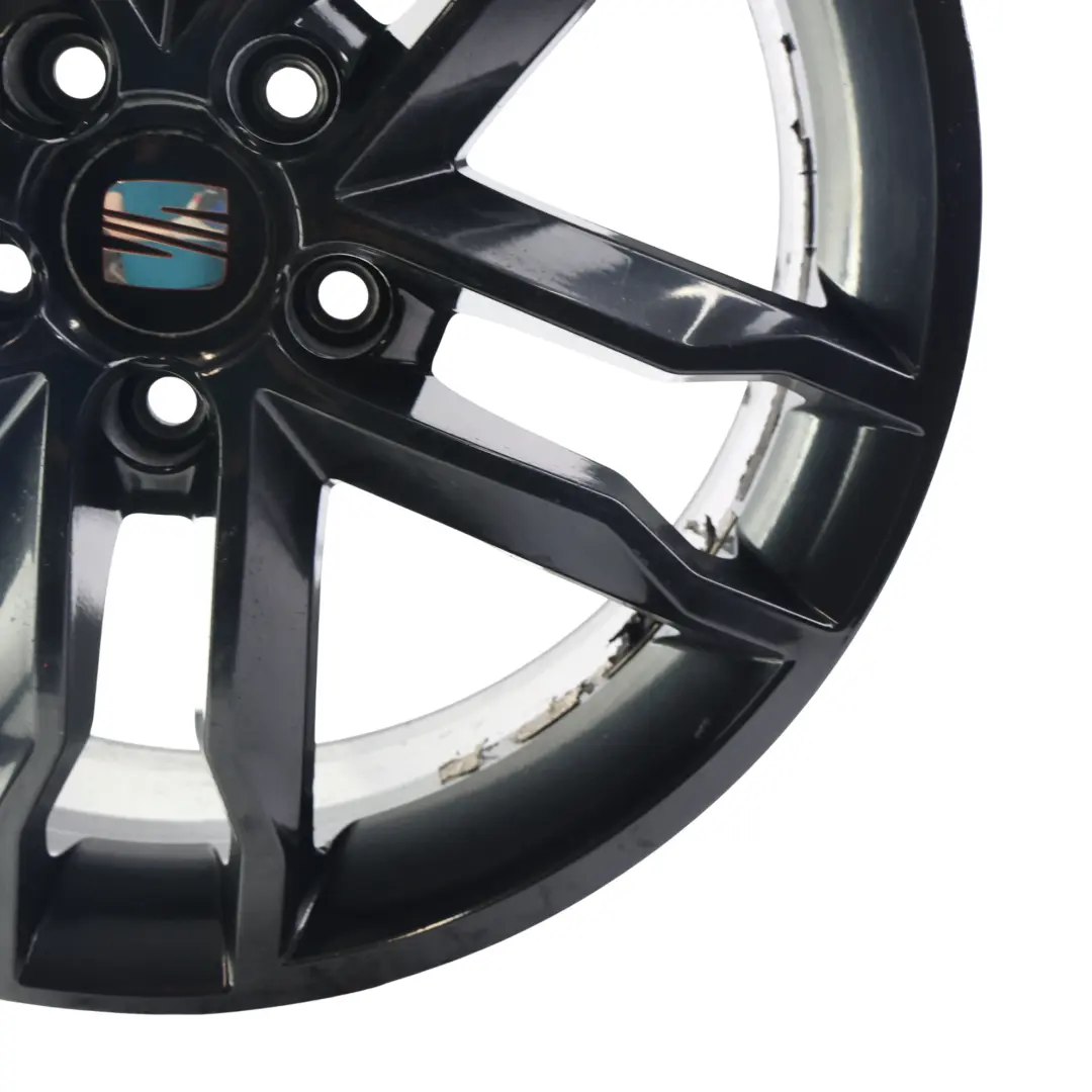 Mk2 Jante Alliage Noir 18" 7,5J ET:51 pour Seat Leon Cupra à propos du numéro de pièce 1P0601025Q Seat Leon Cupra Mk2 Jante Alliage Noir 18" 7,5J ET:51 - SKU 1P0601025Q-1 - Numéro de pièce 1P0601025Q