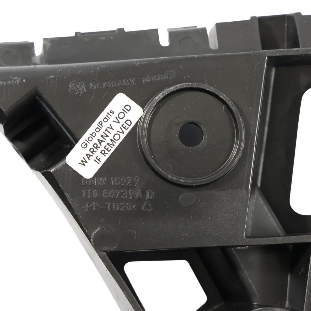 Volkswagen Touran 1T Supporto Staffa Paraurti Posteriore Destro - SKU 1T0807394D - Numero di parte 1T0807394D