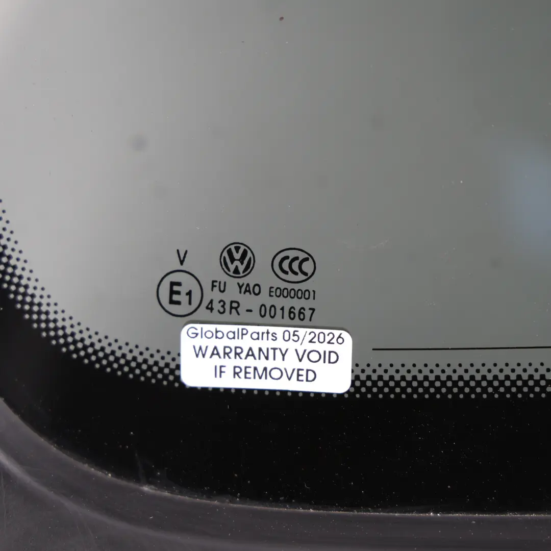 Volkswagen Touran 1T Heckscheibe Dreiecksfenster Glas Rechts AS3 - SKU 1T0845042CQ - Teilenummer 1T0845042CQ
